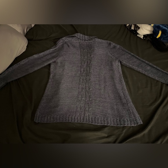 Women’s Sonoma toggle closure denim blue color sweater in size xl - Picture 7 of 11